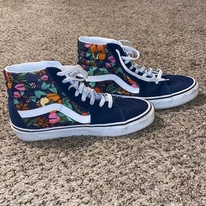 High top vans. Worn for a week. Great condition